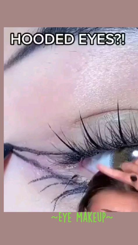 Eyeliner Ideas, Mekap Mata, Makeup Tutorial Eyeliner, Swag Makeup, Face Makeup Tips, Hooded Eye Makeup, Smink Inspiration, Eye Makeup Designs, Dope Makeup