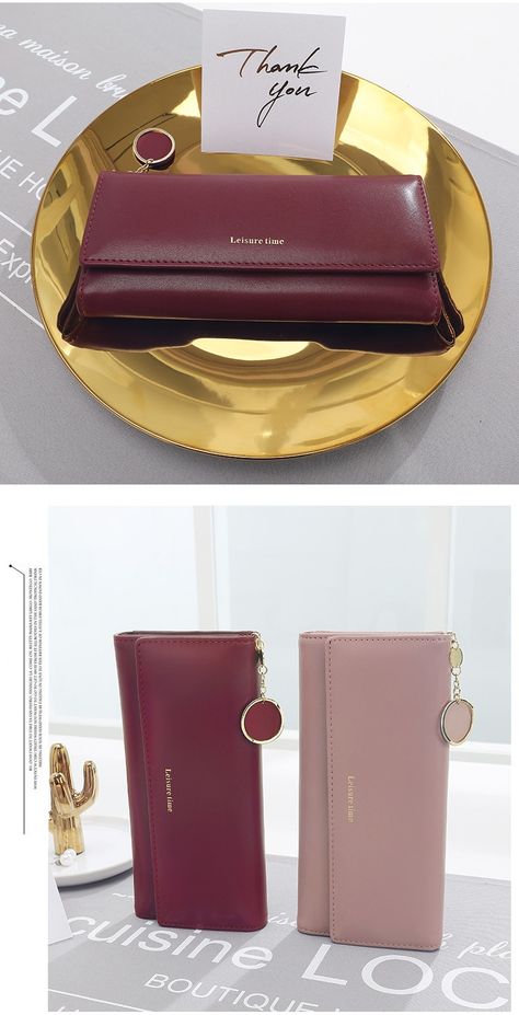 Functional Purses, Leather Clutch Wallet, Cute Wallets, Best Wallet, Purse Styles, Leather Wallet Mens, Long Style, Wallet Fashion, Mens Accessories Fashion