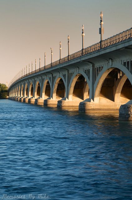 Douglas MacArthur Bridge - Belle Isle, Detroit, MI;  photo by memories_by_mike, via Flickr Belle Isle Detroit, Detroit Rock City, Douglas Macarthur, Detroit History, Detroit City, Detroit Area, Belle Isle, Michigan Travel, State Of Michigan