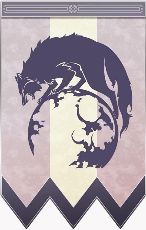 Ashen Wolves, Fire Emblem 3 Houses, Wolf Emblem, House Show, Heraldry Design, Banner Material, 5 Pictures, Fire Emblem Three Houses, Arte Peculiar