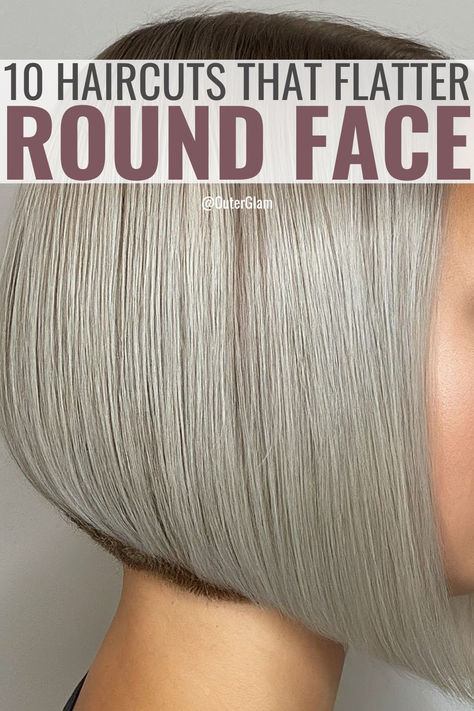 Whether you have a round face and struggle to find haircuts that highlight your features, or you're simply looking to change up your look, this selection is for you. If you wish to discover styles that complement your round face beautifully, here is the information you need. Unveil the top 10 haircuts designed to flatter round faces. Haircuts For A Change, Flattering Bob Hairstyles, Hair Styles Round Face Over 50, Medium Hair Style For Fine Hair And Round Face, Above Neck Haircut, Full Face Haircuts Round, Shoulder Length Hairstyles Round Face, Over 60 Hairstyles For Women Round Faces, Bob Cuts For Round Faces