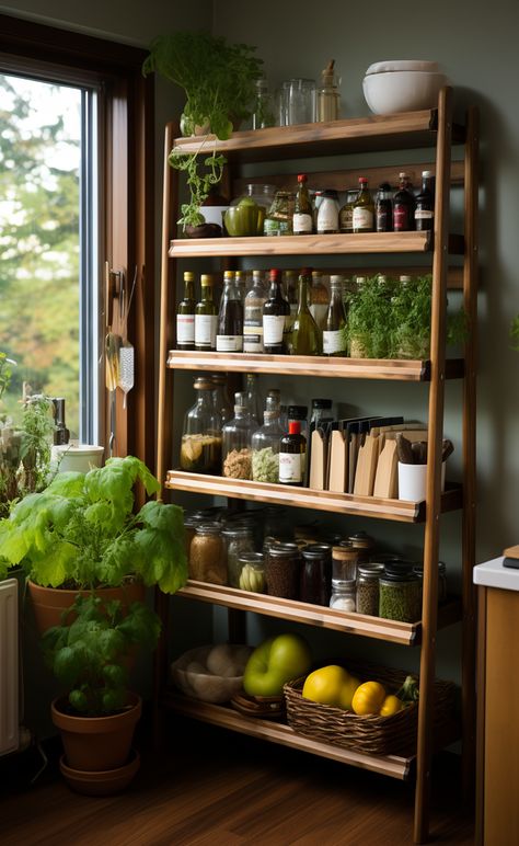 Open Pantry Shelves, Decor Small Bedroom, Office Decor Small, Open Pantry, Kitchen Shelf Decor, Small Bedroom Ideas, Kitchen Organisation, Office Office, Ideas Room