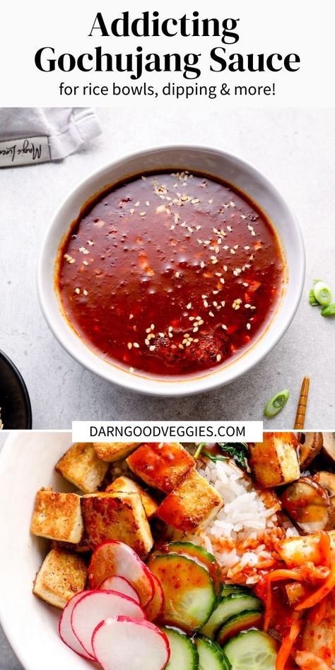 Homemade Gochujang, Korean Sauce, Gochujang Recipe, Asian Dipping Sauce, Gochujang Sauce, Dipping Sauces Recipes, Asian Sauce, Think Food, Homemade Sauce