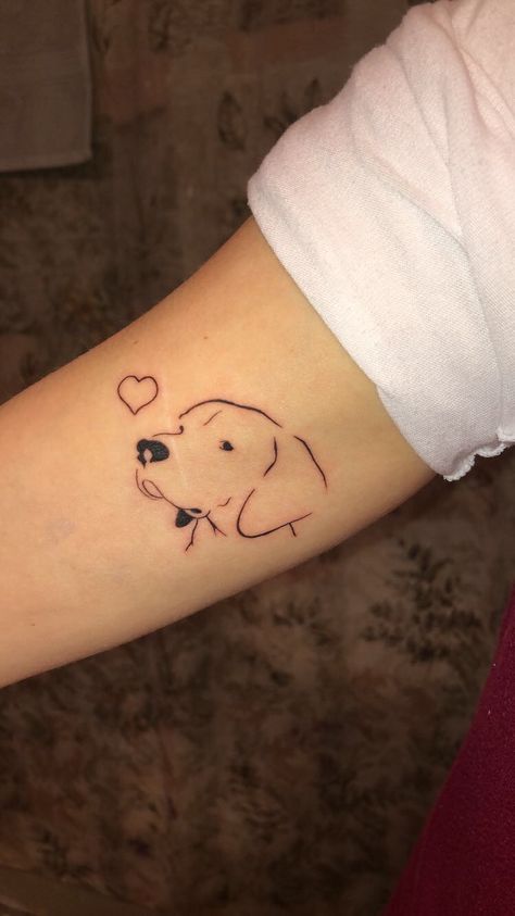 tattoo of my dog 💗 Dogs Tattoo, Petit Tattoo, Small Pretty Tattoos, Birthday Post, Birthday Post Instagram, Small Hand Tattoos, Birthday Posts, Tattoos Gallery, Dog Tattoo