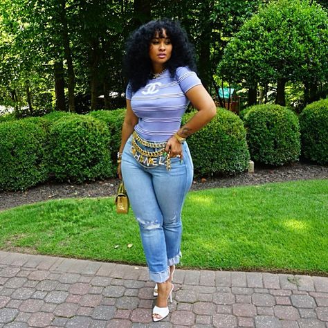 Tammy Rivera Outfits Summer, Tammy Rivera Instagram, Curvy Fashion Fall, Chubby Girl Fashion, Autumn Fashion Curvy, Tammy Rivera, Everyday Fits, You Miss Me, Jeans Fits