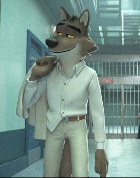 Disney Characters Pfp, Wolf From Bad Guys, Bad Guys Wolf, Mr Wolf Bad Guys, The Bad Guys Mr Wolf, Disney Dudes, Wolf Cartoon, Mr Wolf, Mister Wolf