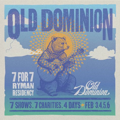 Old Dominion Announces 7 Show Ryman Residency Country Music Concerts, Old Dominion, Band Of Brothers, Music Concert, Concert Tickets, New Artists, Country Music, Songwriting, Concert