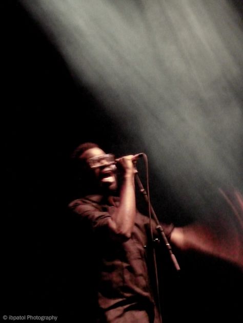 Tunde Adebimpe from TV on the radio live at the Olympia 13-07-2011  #concert #photography #photographie #TV on the Radio Best Bands, Live Performance, Concert Photography, Tv On The Radio, Cool Bands, Olympia, Last Night, I Saw, First Time