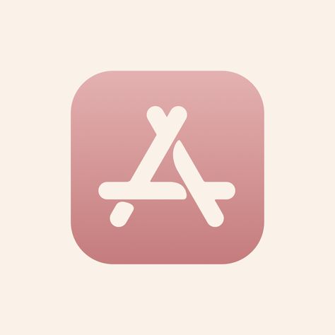 Aesthetic Pictures For App Icons, Pink Appstore Icon, Pink Icon Aesthetic, Pink App Icons Aesthetic, Tulip Theme, Gradient Icons, Ipad Setup, Pink Homescreen, Ipad Icons