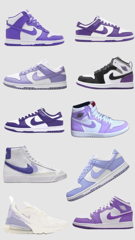 purple nike shoes Purple Nike Shoes, Nike Shoes Women Fashion, Pretty Sneakers, Trendy Shoes Sneakers, Cute Nike Outfits, Nike Fashion Shoes, Preppy Shoes, Jordan Shoes Girls, Pretty Shoes Sneakers