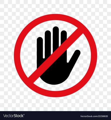 No Touching Sign, No Sign Logo, Entry Icon, Stop Hand Sign, Do Not Touch Sign, No Entry, Health Icon, Photoshop Tutorial Typography, Baby Feeding Schedule