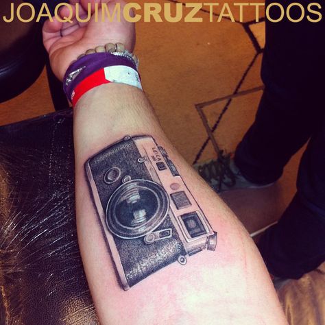 Leica Leica Camera Tattoo, Camera Tattoo, Leica Camera, Disney Tattoos, Leica, Cool Tattoos, Tatting, Cameras, Tattoo Ideas