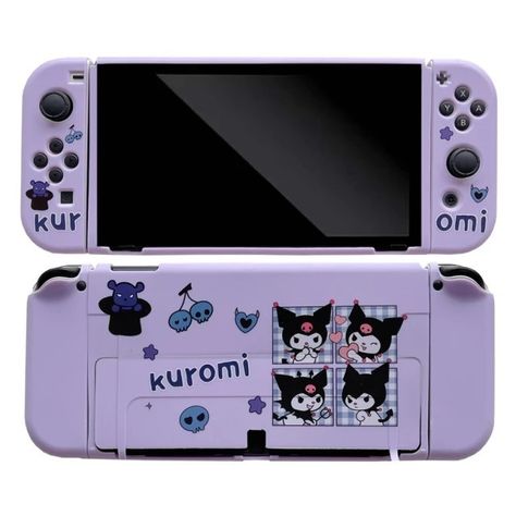 Kuromi Items, Kuromi Things, Kuromi Room, Kuromi Stuff, Mode Purple, Hello Kitty Merchandise, Switch Case, Nintendo Switch Case, Kitty Clothes