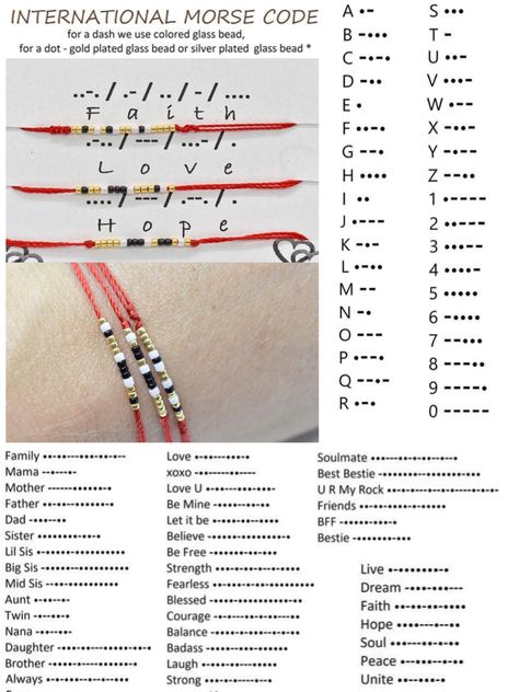 Morse Code Bracelet Tutorial, Until We Meet Again Morse Code Bracelet, How Long Should A Bracelet Be, Morse Code Beaded Bracelets, How To Make A Morse Code Bracelet, Bracelet To Make Boyfriend, Couple Bracelet Ideas Diy, Morse Code Jewelry Diy, Morse Code Bracelet Diy Tutorials