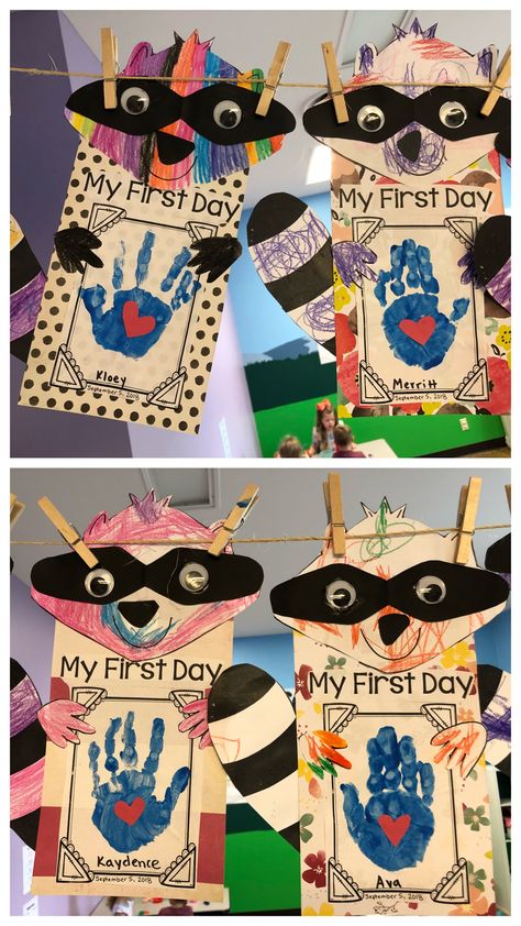 First Day Of Preschool Art, Kissing Hand Preschool, Preschool First Week, Kindergarten First Week, Preschool First Day, Kissing Hand, Beginning Of Kindergarten, First Day Of Preschool, The Kissing Hand