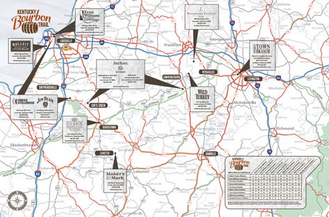 Kentucky Bourbon Trail Cup Runneth Over Exceeding 1 Million Visits in 2016 | Distillery Trail Kentucky Bourbon Trail Map, Bourbon Trail Map, Bourbon Tour, Kentucky Vacation, Bourbon Brands, Kentucky Bourbon Trail, Kentucky Travel, Kentucky Bourbon, Scenic Travel