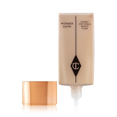 Charlotte Tilbury Wonderglow, Too Faced Primer, Glowing Skin Makeup, Glow Primer, Magical Makeup, Glowy Skin, Makeup Primer, Face Primer, Rosehip Oil