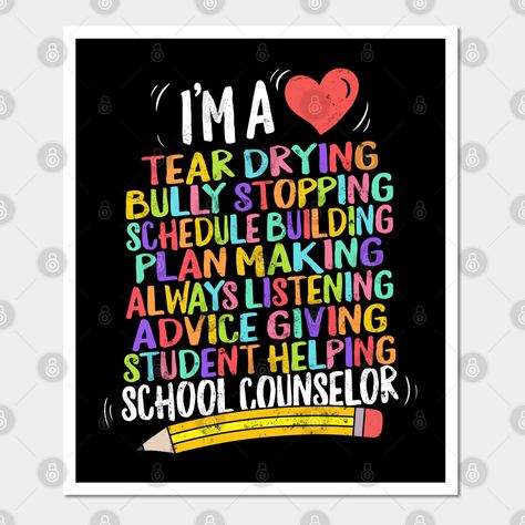 School Counselor Quotes Inspiration, Counselor Gifts Appreciation, School Counselor Gifts Diy, Counselor Appreciation Week Ideas Poster, Counselor Week Poster, School Counselor Shirt Ideas, School Counselor Appreciation Quotes, Counselor Appreciation Quotes, School Counselor Gift Ideas