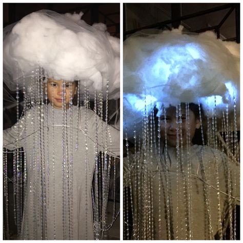 Rain cloud costume with lightning and thunder Lightening Costume, Thunder Costume, Lightning Costume, Thunder Cloud Costume, Rain Storm Costume, Stormy Weather Costume, Diy Thunderstorm Costume, Rain Cloud Halloween Costume, Cloud Dress