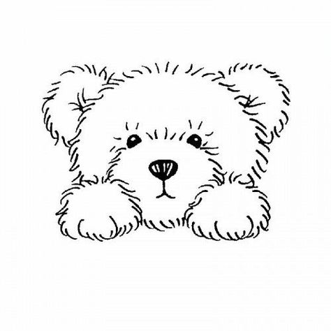 Embroidery Face, Teddy Bear Drawing, Face Cake, Bear Tattoos, Bear Drawing, Bear Tattoo, White Drawing, Bear Art, Black And White Drawing