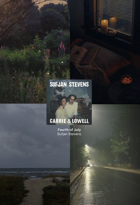 Carrie And Lowell Aesthetic, Fourth Of July Sufjan Stevens Tattoo, Fourth Of July Sufjan, Fourth Of July Song Aesthetic, Fourth Of July Song, July Lyrics, Sufjan Stevens Lyrics Aesthetic, Fourth Of July Songs, Cruel Summer Lyric Video