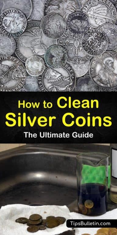 Turn your dull silver coins back into their original shine and luster by cleaning them with baking soda, toothpaste, or vinegar. Remove tarnish from coins by using electrolysis or with aluminum foil and baking soda. #silvercoin #cleaning #coin #silver #coin Coin Cleaning, Cleaning Coins, How To Clean Coins, Arm And Hammer Super Washing Soda, Baking Soda Cleaner, Old Silver Coins, Vintage Coins, How To Clean Silver, Old Coins Worth Money