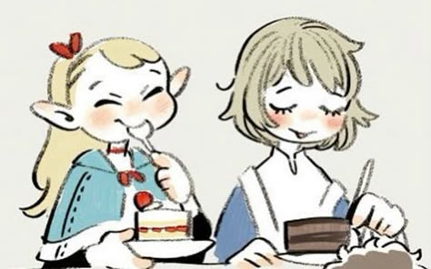 Falin X Marcille Icons, Farcille Icons, Marcille And Falin Matching Pfp, Falin And Marcille Matching Icons, Farcille Matching Icons, Falin And Marcille, Delicious In Dungeon Matching Pfp, Marcille Manga, Dungeon Meshi Matching Pfp