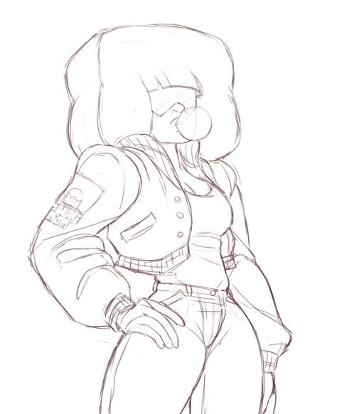 How To Draw Jackets, Stay Determined, Garnet Steven Universe, Arte Doodle, Steven Universe Drawing, Steven Universe Characters, Steven Universe Gem, Steven Universe Fanart, Universe Art