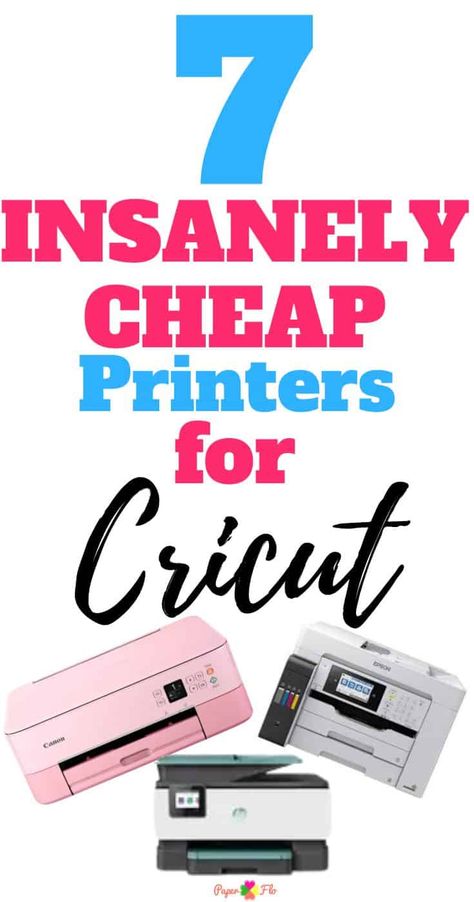 Printers For Small Business, Best Printer For Cricut Print And Cut, Printer For Cricut, Best Printer, Cricut Print And Cut, Wireless Printer, Business Checklist, Sticker Printer, Diy Labels