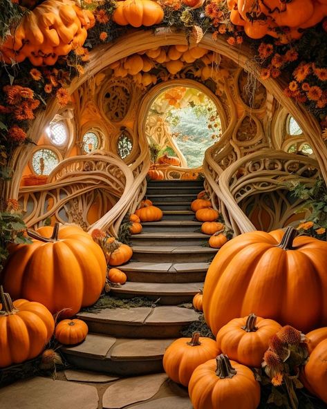 Candy Photoshoot, Autumn Phone Wallpaper, Chaos Magic, Pumpkin House, Halloween Everyday, Pumpkin Art, D&d Dungeons And Dragons, Halloween Images, Howls Moving Castle