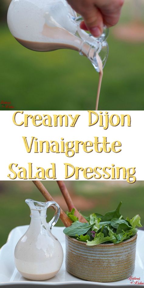 Creamy Dijon Vinaigrette Salad Dressing Easy Dijon Vinaigrette, Creamy Dijon Dressing, Hard Boiled Egg Salad, Oil And Vinegar Salad Dressing, Oil And Vinegar Salad, Dijon Vinaigrette Dressing, Bacon Deviled Eggs Recipe, Spinach Salad Dressing, Boiled Egg Salad