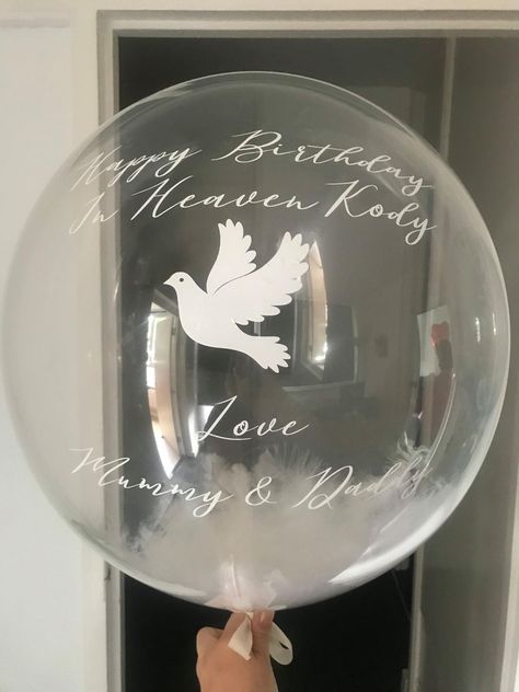 Celebrating Heavenly Birthday Ideas, Heavenly Birthday Celebration Ideas, Memorial Birthday Celebration Ideas, Memorial Birthday Celebration, Balloon Release Memorial Ideas, Boba Balloon, Memorial Balloons, Boundaries Relationships, Sweet 16 For Boys