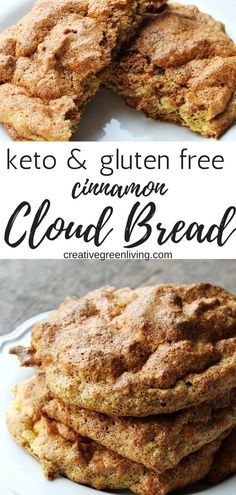 The best keto cloud bread recipe - it uses no almond or coconut flour and it is so quick to make! Keto Cloud Bread Recipe, Keto Cloud Bread, Cloud Bread Recipe, Low Carb Pancake Recipe, Keto Flour, Keto Bread Recipe, Keto Banana Bread, 90 Second Keto Bread, Coconut Flour Bread