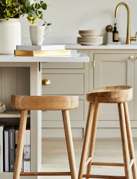 Scandi Furniture, Oak Bar Stools, Rattan Bar Stools, Oak Stool, Kitchen Stool, Kitchen Counter Stools, Stools For Kitchen Island, Small Stool, Beautiful Sofas