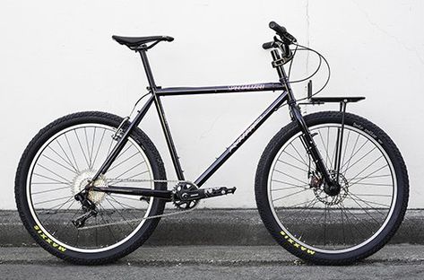 Black Bike Rebuilds Commuter Bike Style, Urban Bike Style, Specialized Rockhopper, Bike Restoration, Vintage Mountain Bike, Mt Bike, Touring Bicycles, Urban Bicycle, Bicycle Gear