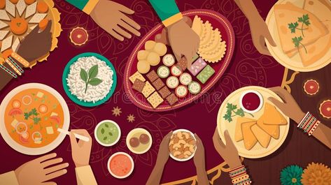 Traditional Diwali celebration at home with food. Family celebrating Diwali at h , #ad, #home, #food, #celebration, #Traditional, #Diwali #ad Diwali Mithai, Navratri Recipes, Diwali Holiday, Food Stock, Diwali Food, Food Stands, Diwali Celebration, Diwali Festival, Holiday Background