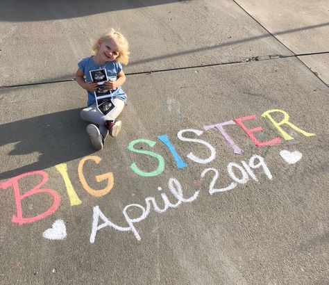 Baby Number 2 Announcement, Sibling Baby Announcements, Baby 2 Announcement, Second Baby Announcements, Pregnancy Announcement Big Sister, Pregnancy Announcement Sibling, Rainbow Baby Announcement, Big Sister Announcement, Baby Announcement Photoshoot