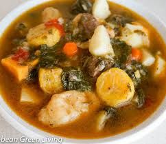 Haitian Bouillon Recipe, Goat Stew, Veggies Soup, Bouillon Recipe, Haitian Recipes, Beef And Veggies, Haitian Food, Haitian Food Recipes, Caribbean Cuisine