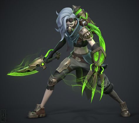 Poisoner Dnd, Poison Character Design, The Poison, Substance Painter, Arte Cyberpunk, Dungeons And Dragons Characters, Fantasy Concept Art, Female Character, Armor Concept