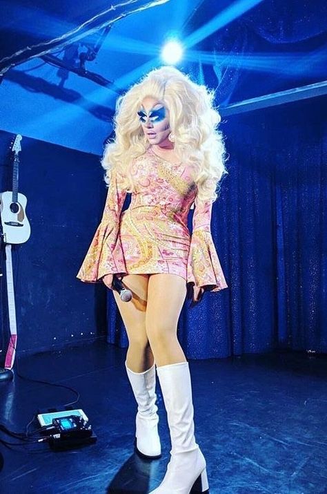 Drag Queen Outfits, Drag Make-up, Rupaul Drag Queen, Trixie Mattel, Red Scare, Trixie And Katya, Rupaul Drag, Club Kids, Rupauls Drag Race