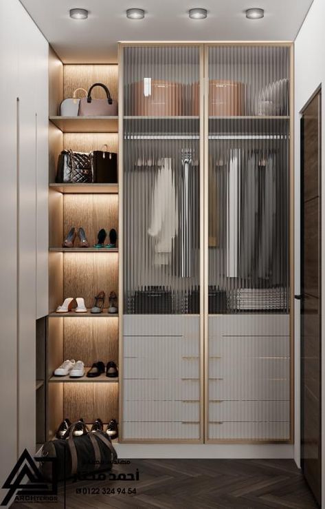 Waredrop Closet Aesthetic, Glass Almirah Designs, Glass Door Wardrobe Design, Frosted Glass Wardrobe, Wardrobe Glass Door, Bel Tree, Glass Almirah, Glass Wardrobe Design, Sleeping Room Design