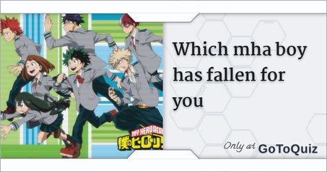 Results: Which Mha Boy Has Fallen For You? Mha Self Insert Base, How Mha Boys Would Hold Your Hand Tiktok, Mha Boys Fanart, Mha X Yn Fanart, Denki X Yn, Mha Quiz, Mha Yn, Mha X Yn, Mha Oc Quirk