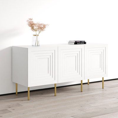 Modern white sideboard