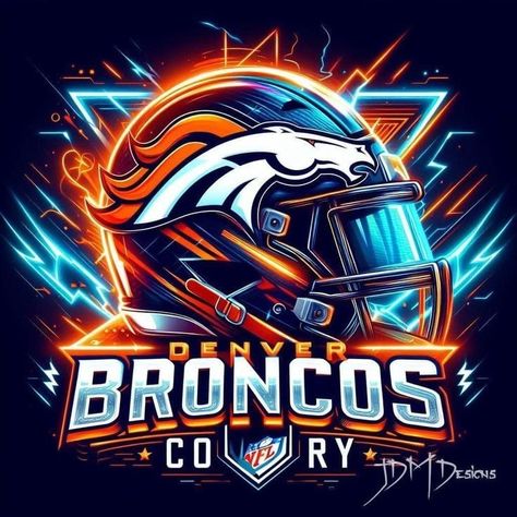 Denver Broncos Shirt Ideas, Bronco Wallpaper, Denver Broncos Art, Denver Broncos Wallpaper, Broncos Wallpaper, Nfl Logos, Denver Bronco, Denver Broncos Logo, Broncos Logo