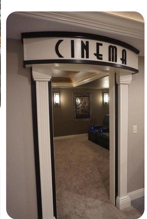 Theatre Rooms, Theater Room Ideas, Theatre Room Ideas, Basement Movie Room, Theater Room Decor, Decoration Ideas Living Room, Movie Theater Rooms, Room Theater, Home Theater Room Design