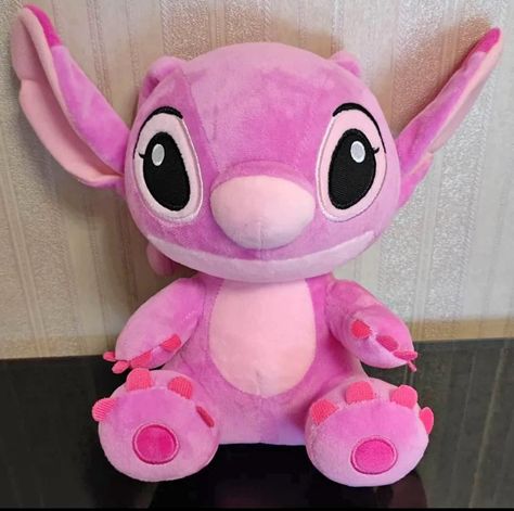 Stitch Plushie-Girl Pink Stitch Stuffed Animal, Stitch Plush, Cartoon Stitch, Pink Stitch, Get Well Wishes, Lilo Y Stitch, Lilo Et Stitch, Anime Toys, Stitch And Angel