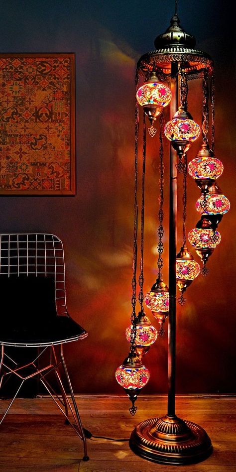 Turkish floor lamp Globe Floor Lamp, Turkish Lamp, Turkish Mosaic Lamp, Turkish Lamps, Moroccan Lamp, Mosaic Lamp, Moroccan Mosaic, Handmade Lamps, Bohol