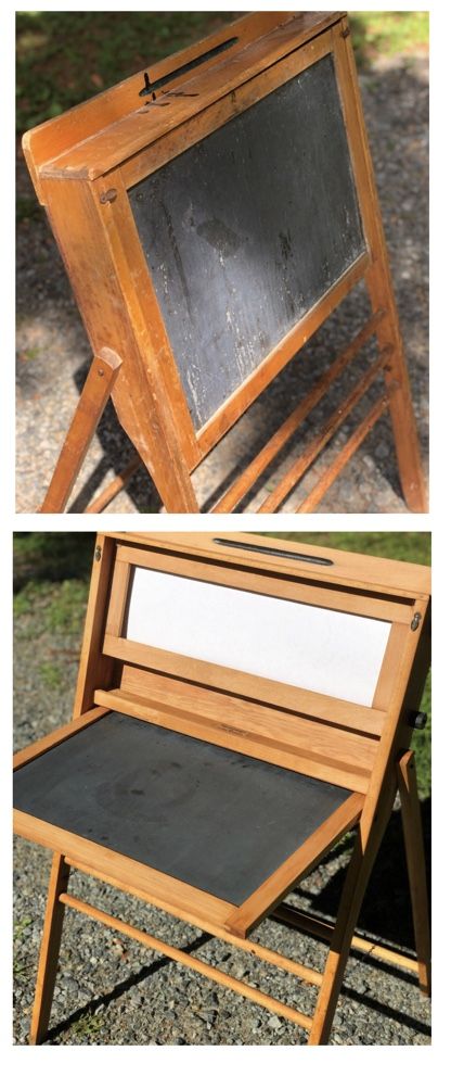 Kids Easel, Chalkboard Easel, Kids Chalkboard, Build Furniture, Refinished Furniture, Diy For Men, Kids Projects, Creative Workshop, Holiday Market