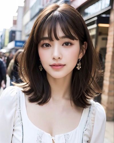 Top 28 Korean Hairstyles 2024 – Revamp Your Style with Chic Looks! Korean Cut, Korean Hairstyles Women, Hairstyle Guide, Shoulder Length Hair With Bangs, Korean Hairstyles, Medium Hair Styles For Women, Bangs For Round Face, Hair Tint, Hairstyles 2024