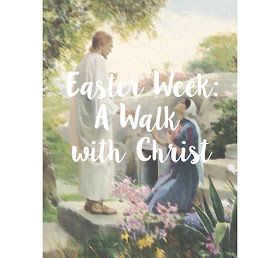 A HAPPY MEDIUM: Easter Week: A Walk with Christ Lds Easter Lesson, Lds Easter Activities, Lds Easter, Easter Countdown, Easter Scriptures, Christ Centered Easter, Easter Lessons, Lds Relief Society, Cream Puff Recipe